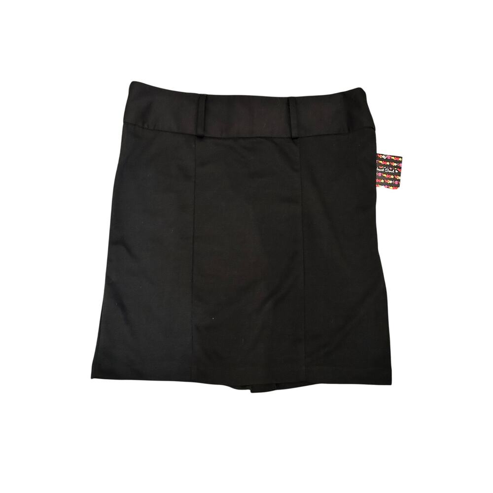 Heart Soul Black Mini Stretch Pencil Skirt Size 13 NWT